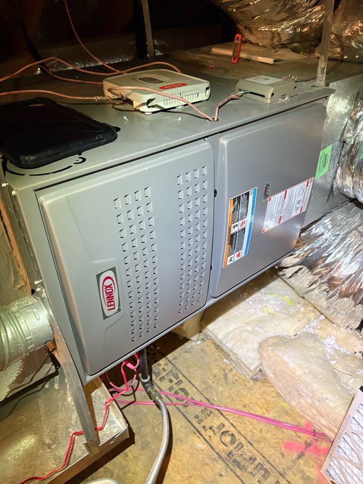 Performed a heating tune up, and blower wheel cleaning on a Lennox gas furnaces in frisco Performed a heating tune up, and blower wheel cleaning on a Lennox gas furnaces in frisco