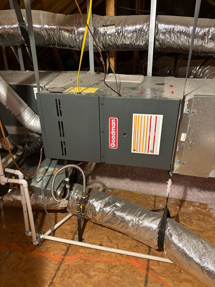 Performed a heating tune up on a Goodman gas furnace 