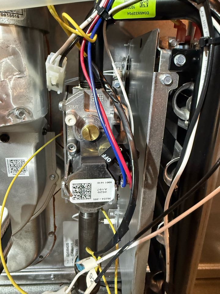 Performed 2 system annual heating tune up and safety inspection on Trane equipment in Little Elm.