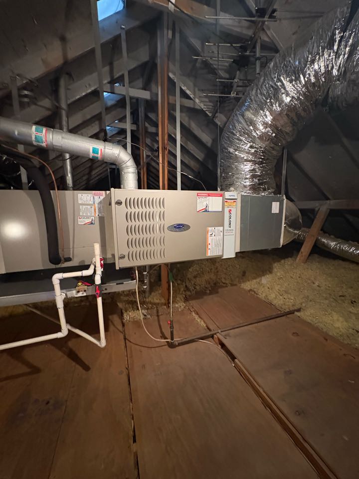 Performed a heating tune up on a carrier gas furnace in McKinney 