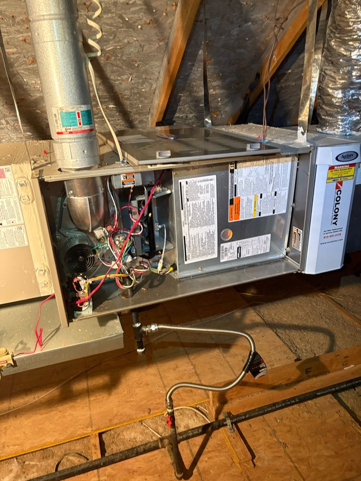 Performed a heating tune up on three carrier gas furnaces in McKinney 