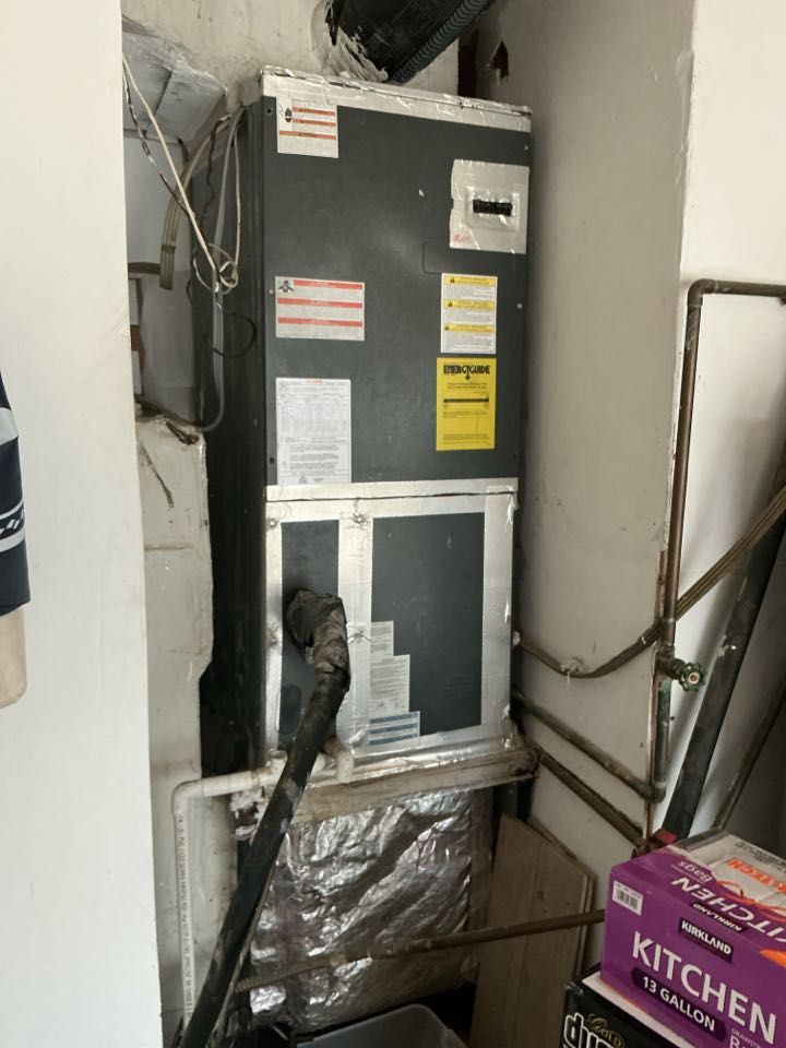 Water dripping in closet 