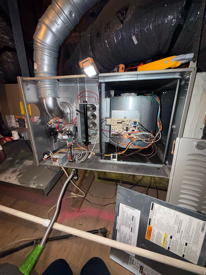 Completed heating maintenance 