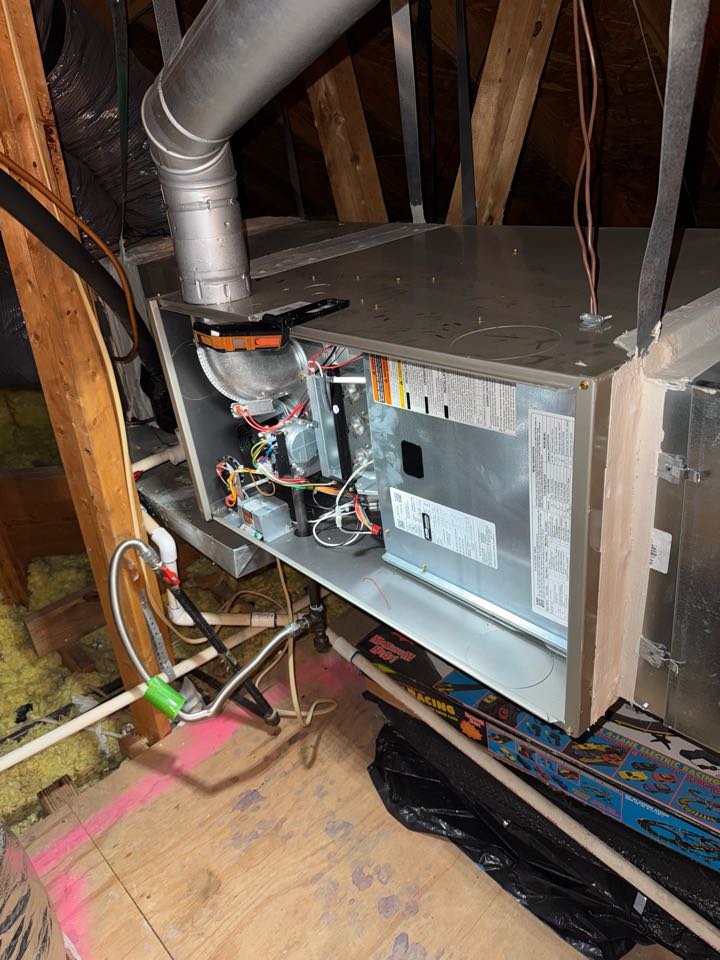 Completed heating maintenance 