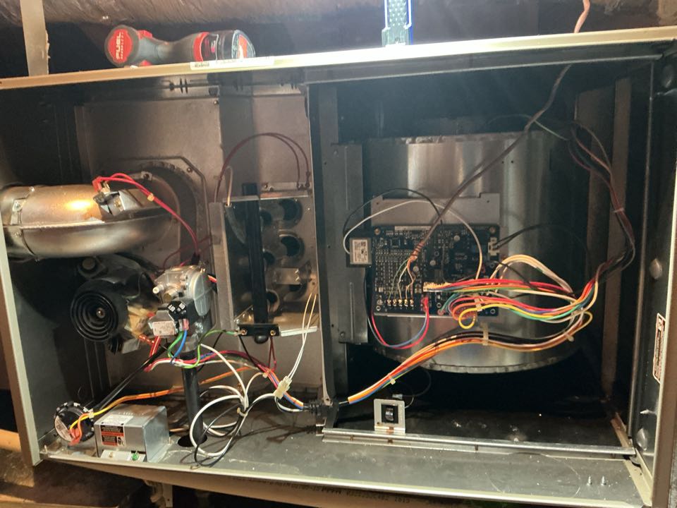 Perform gas heating maintenance on a carrier furnace