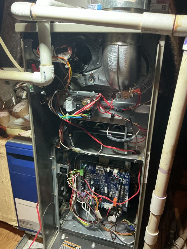 Perform gas heating maintenance on a carrier furnace.
