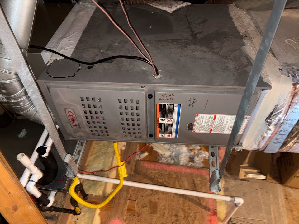 Performed a heating tune up on two Lennox gas furnaces