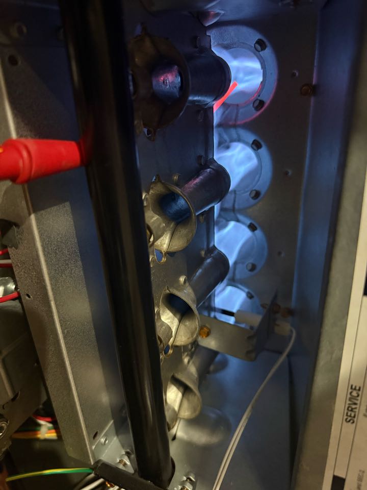 Performed 2 system annual heating tune up and safety inspection along with Aprilaire filter change on Carrier Performance equipment in The Colony.