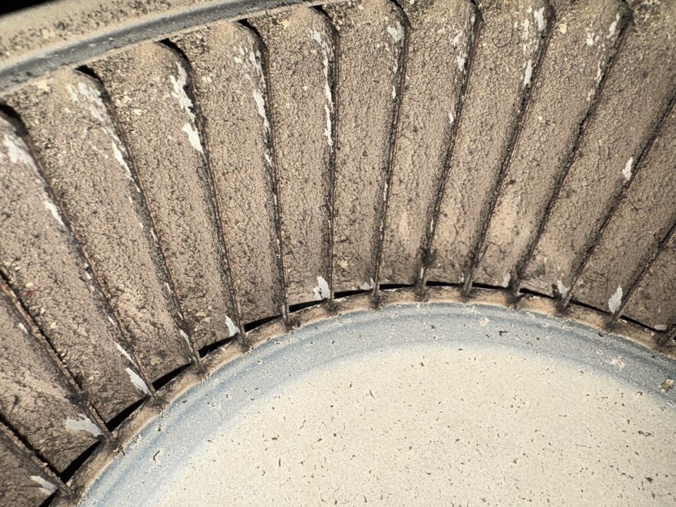 Performed a blower wheel cleaning in frisco