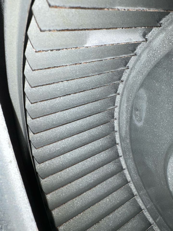 Performed a blower wheel cleaning in frisco