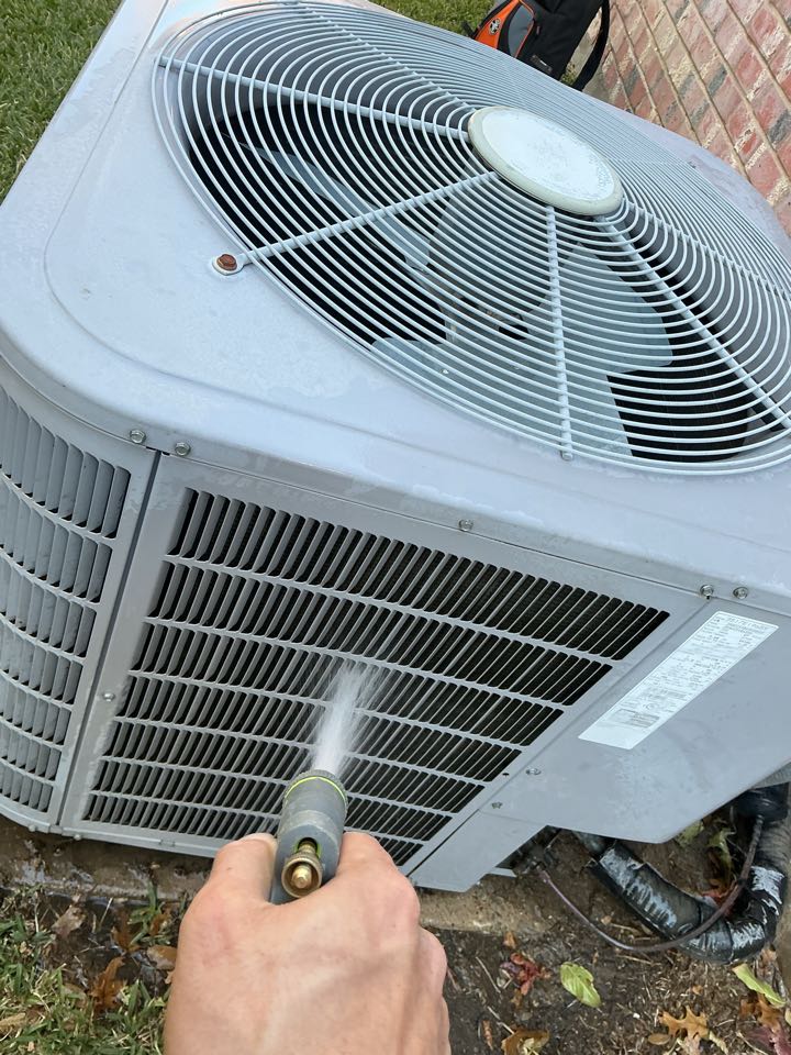Performed heating maintenance on a carrier heat pump