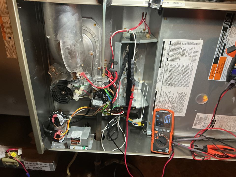 Performed gas heating maintenance on a carrier infinity furnace