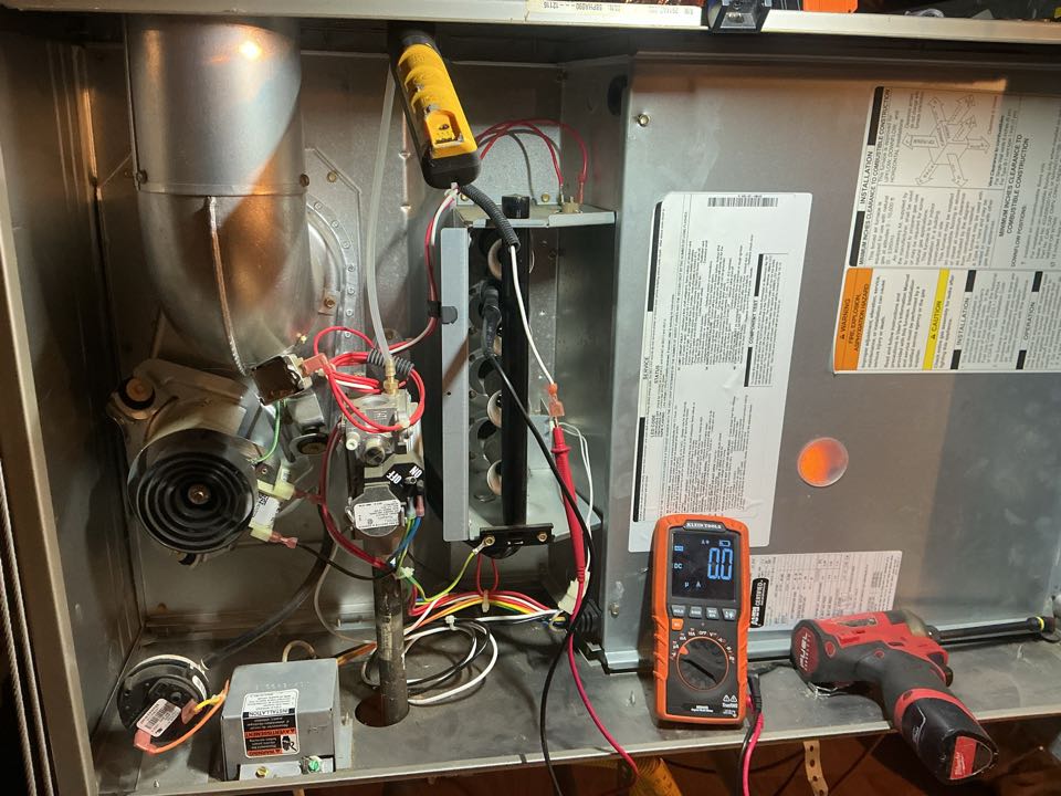 Performed gas heating maintenance on a carrier system