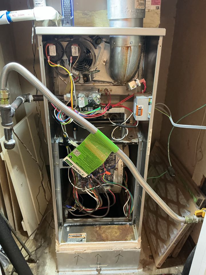Perform gas heating maintenance on a carrier furnace