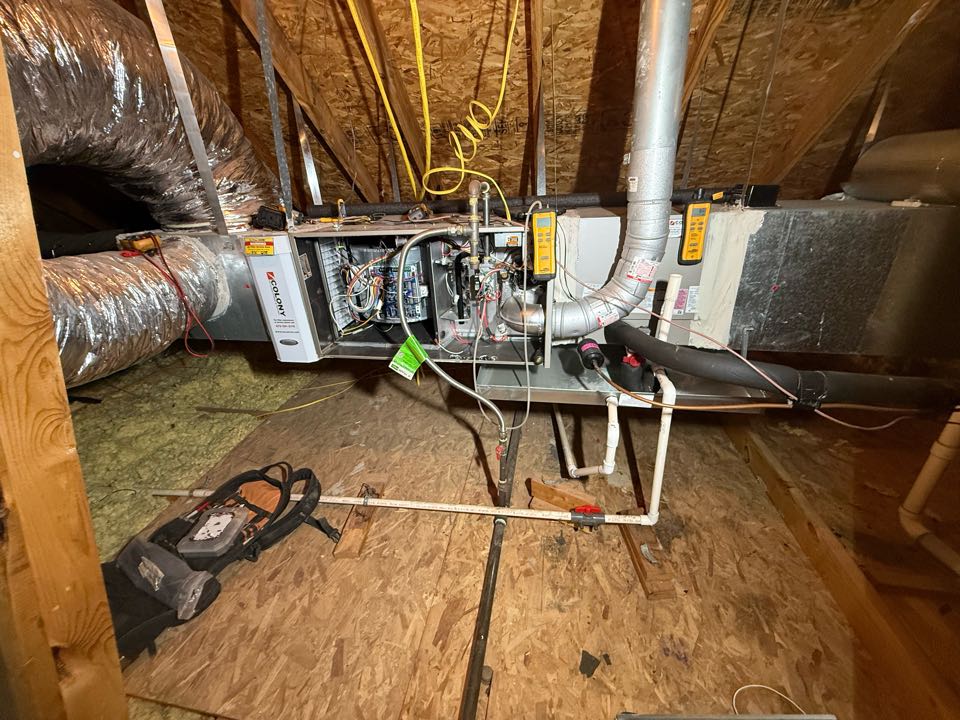 Performed 2 system annual heating tune up and safety inspection along with Aprilaire filter change on Carrier equipment in Frisco.