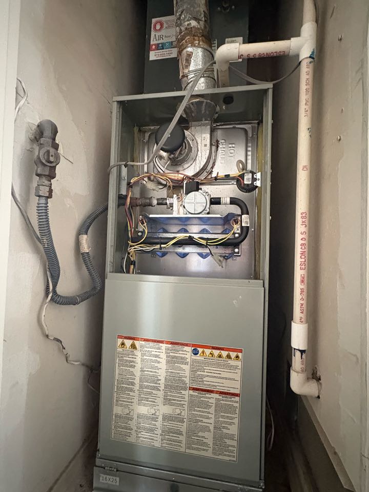 Performed heating maintenance on one American standard system.