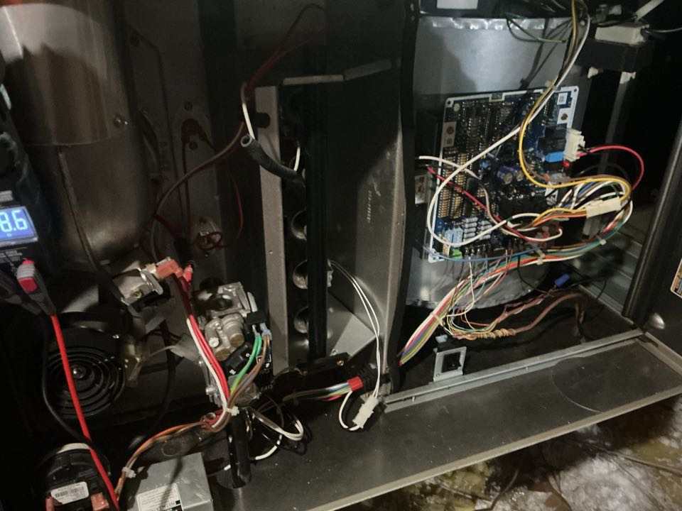 Performed gas heating maintenance on a carrier furnace