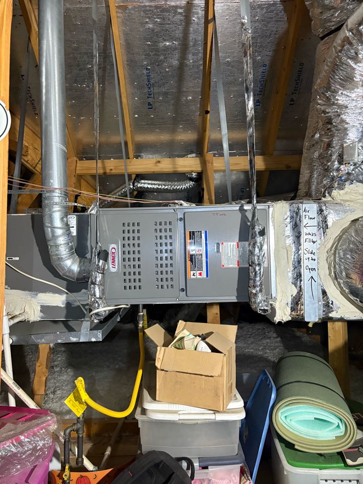Performed a heating tune up on two Lennox gas furnaces in the colony 