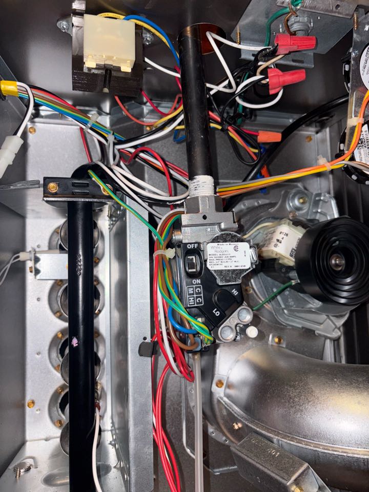 Installed new gas valve on one Carrier furnace.