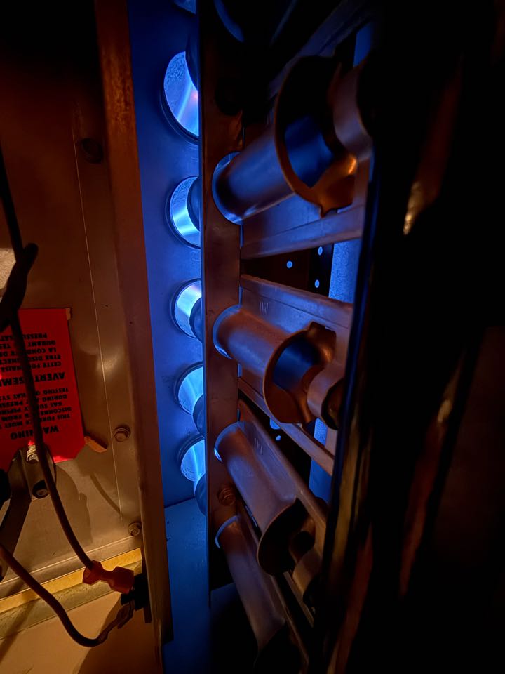 Performed 3 system annual gas heating tune up and safety inspection on Lennox equipment in Plano.