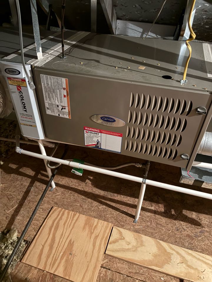 Performed a heating tune up on three carrier gas furnaces in highland village