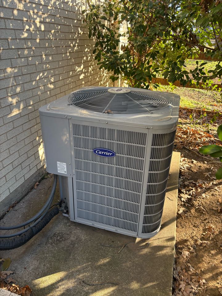 Performed a heating tune up on two carrier heat pumps in Double Oak