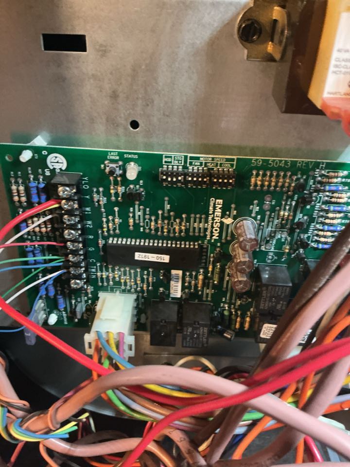 Gas heating machine and safety check on Goodman equipment. 