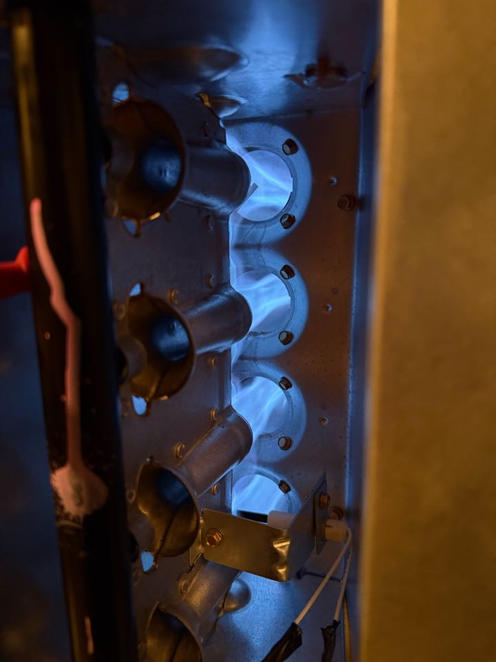 Performed 2 system annual gas heating tune up and safety inspection along with Aprilaire filter change on Carrier systems in Frisco.