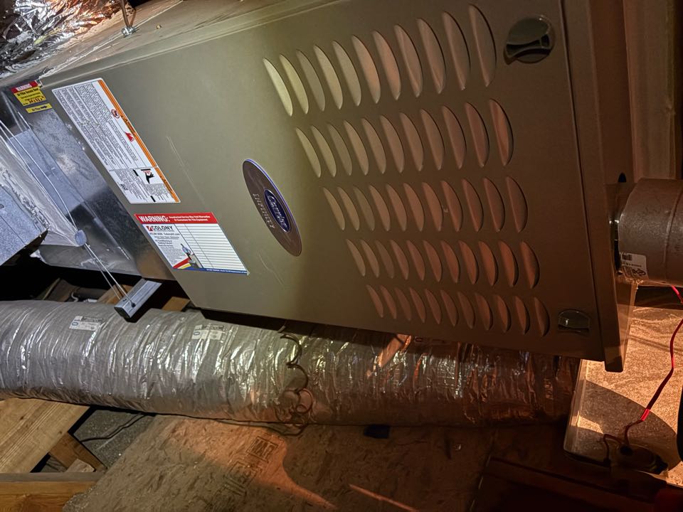 Performed a heating tune up on a carrier gas furnace in frisco lakes