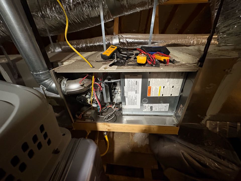 Performed heater inspection on two Carrier furnaces