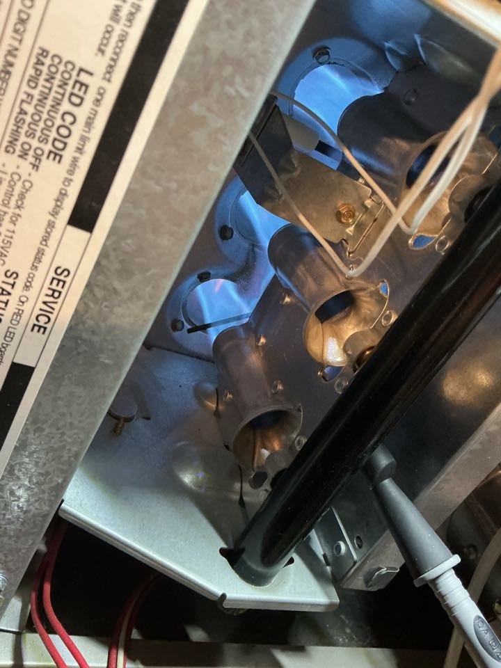 Performed gas heating maintenance on a carrier furnace