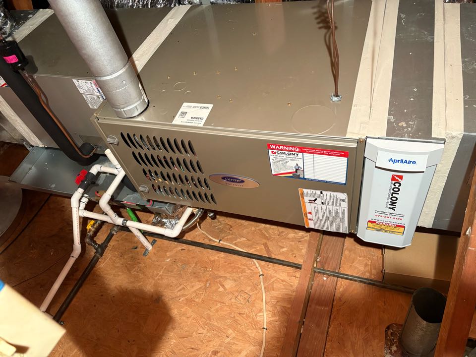 Performed a heating tune up on two carrier gas furnaces