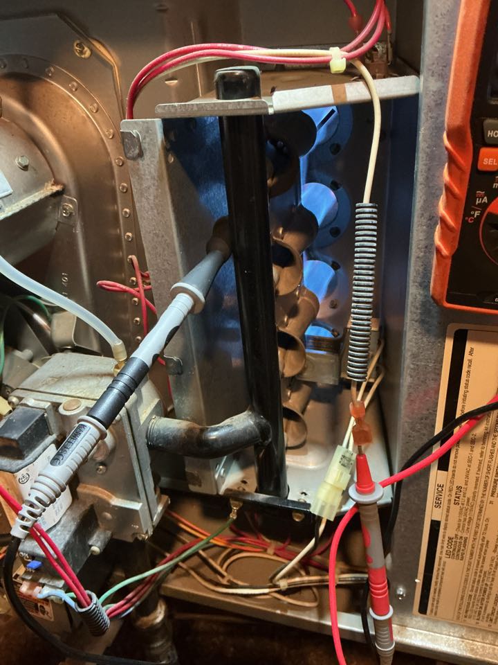 Performed gas heating maintenance on a carrier furnace