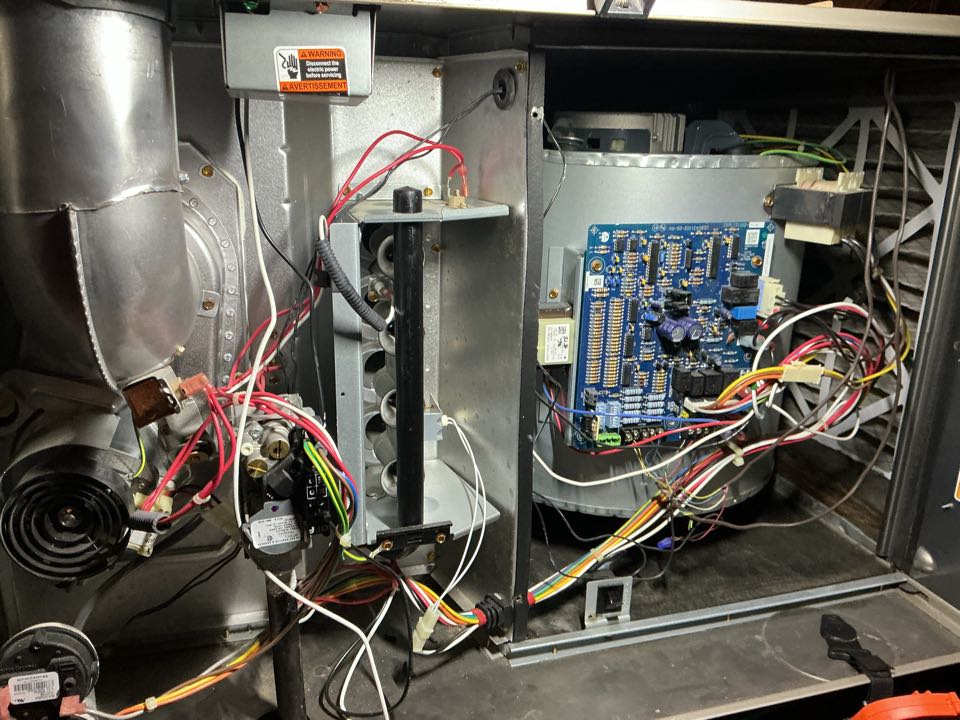 Performed gas heating maintenance on a carrier furnace