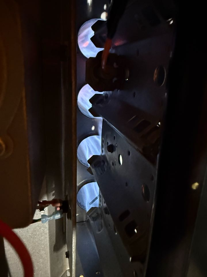 Performed service diagnostic along with minor wire repair on a Rheem gas furnace in Castle Hills.