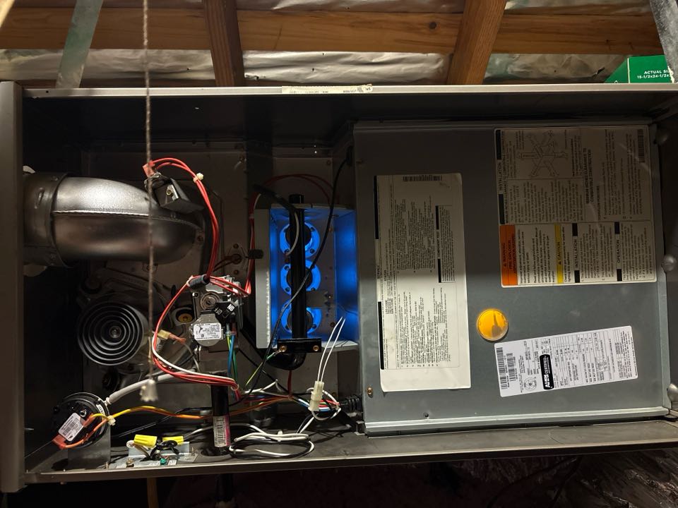 Performed heater maintenance on two Carrier furnaces.