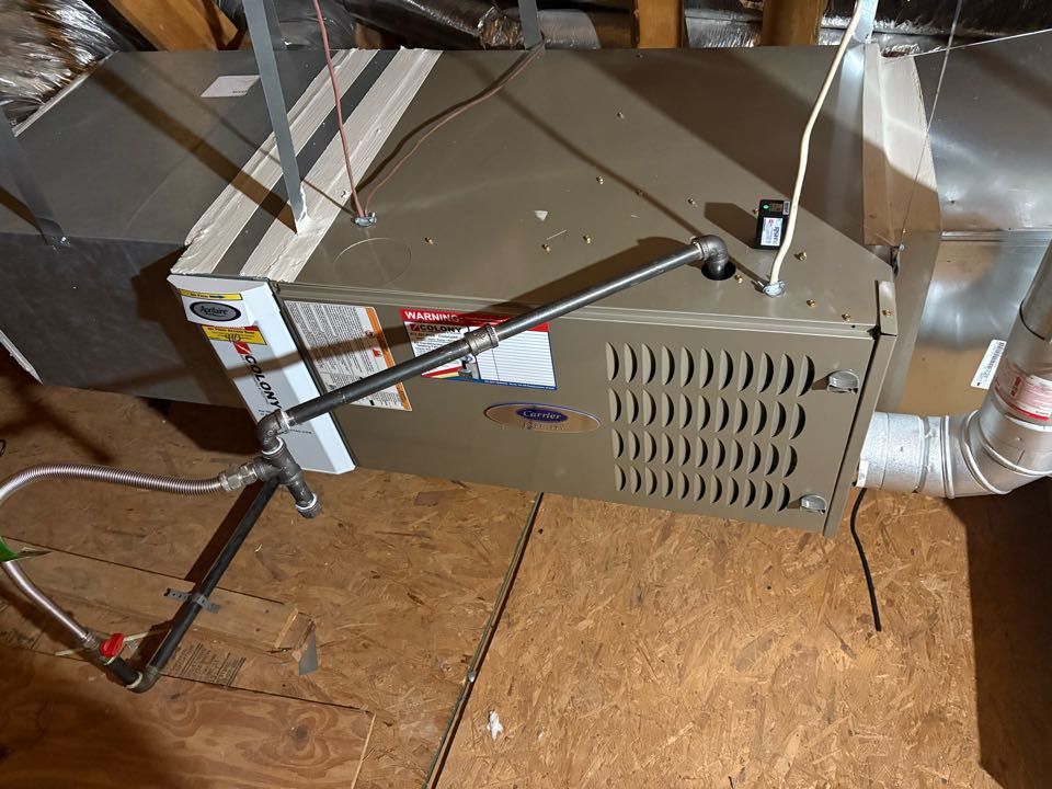 Performed a heating tune up on two carrier gas furnaces 