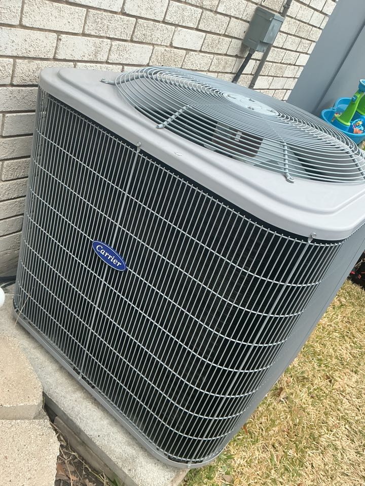 Performed a heating maintenance on a carrier heatpump