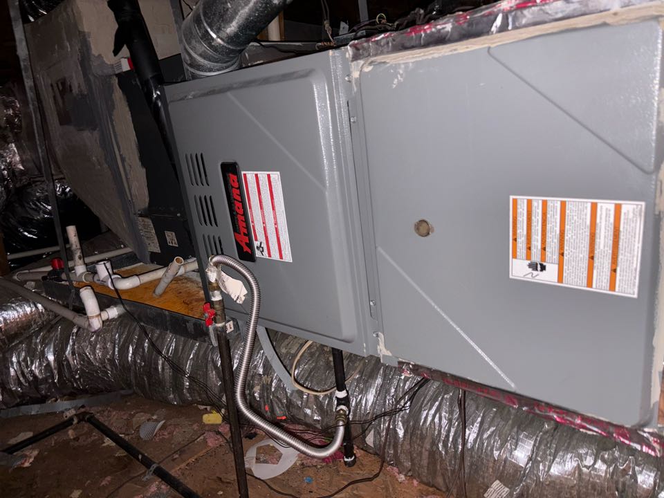 Performed a heating tune up on a Goodman gas furnace in flower mound