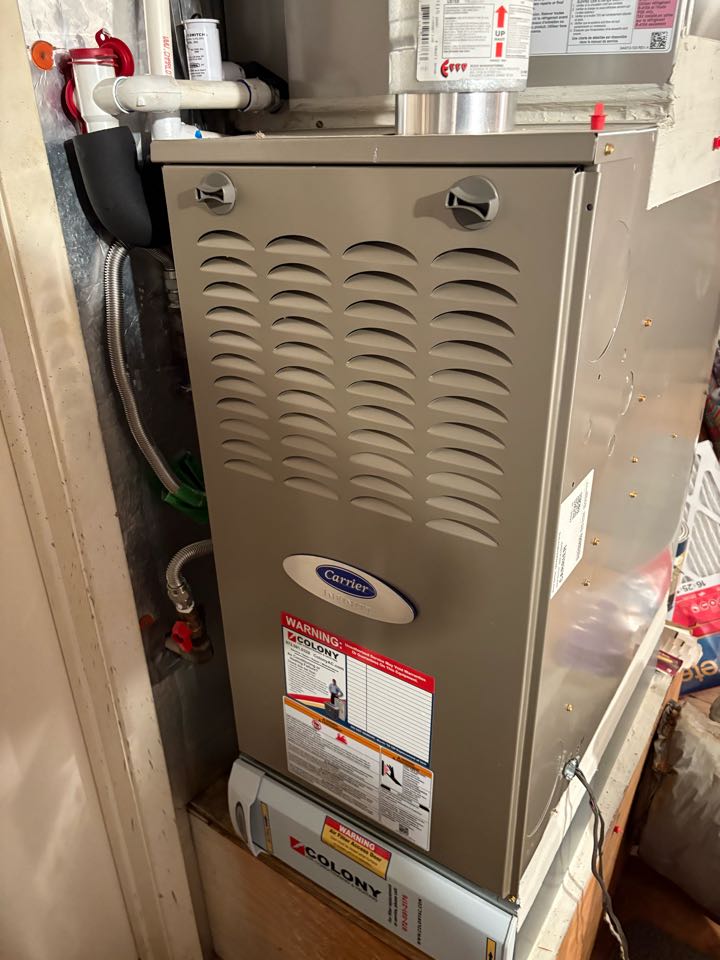 Performed a heating tune up on a carrier gas furnace in flower mound