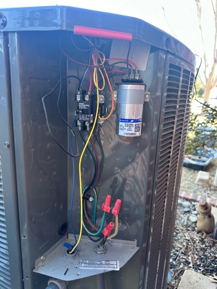 Checking wire connections on a maintenance visit