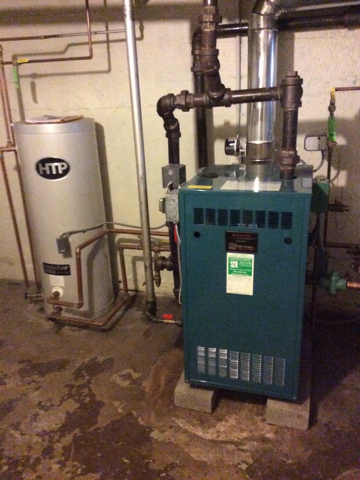 Annual Maintenance on a Burnham Steam Boiler with a Superstor