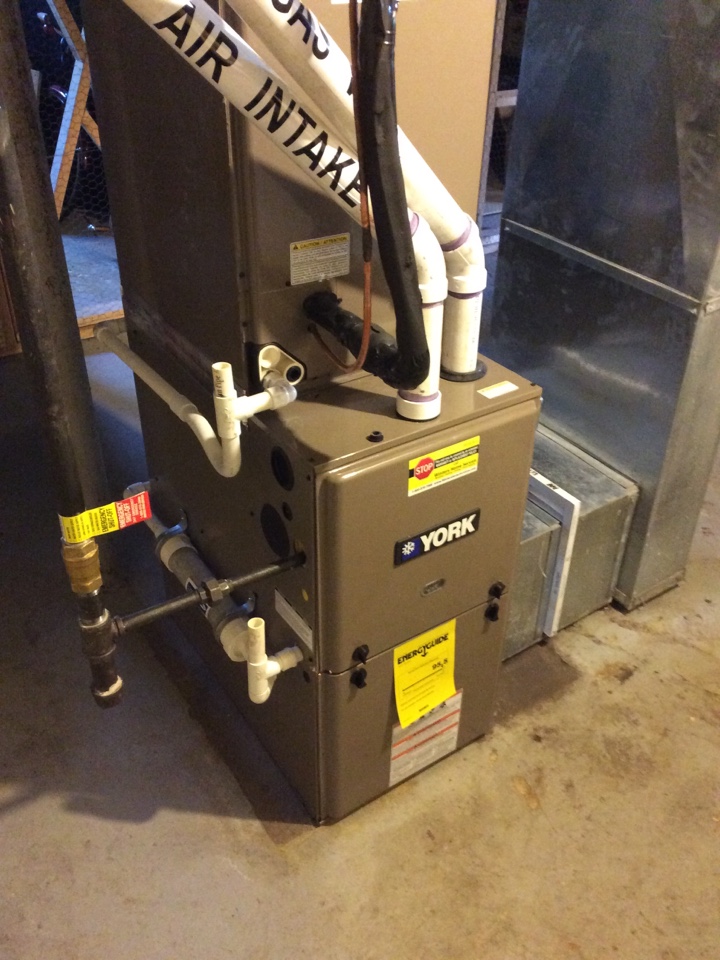 Installed York furnace with York coil and condenser first free furnace give away 