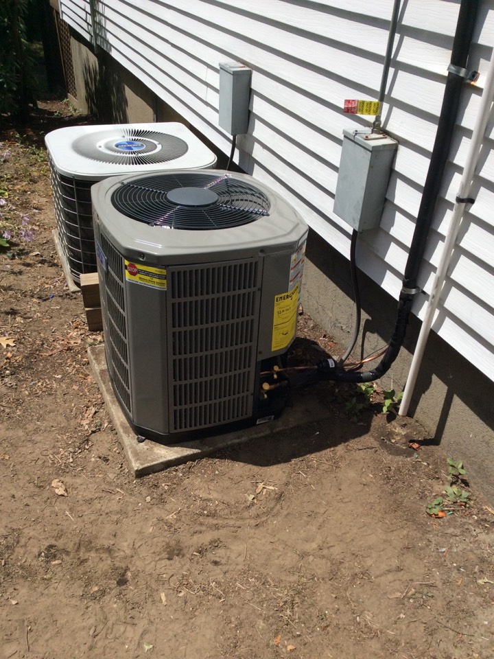 Installing York air handler with matching condenser