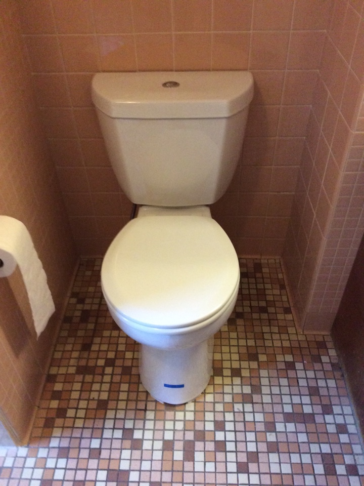 Installing a customer supplied toilet in Watertown