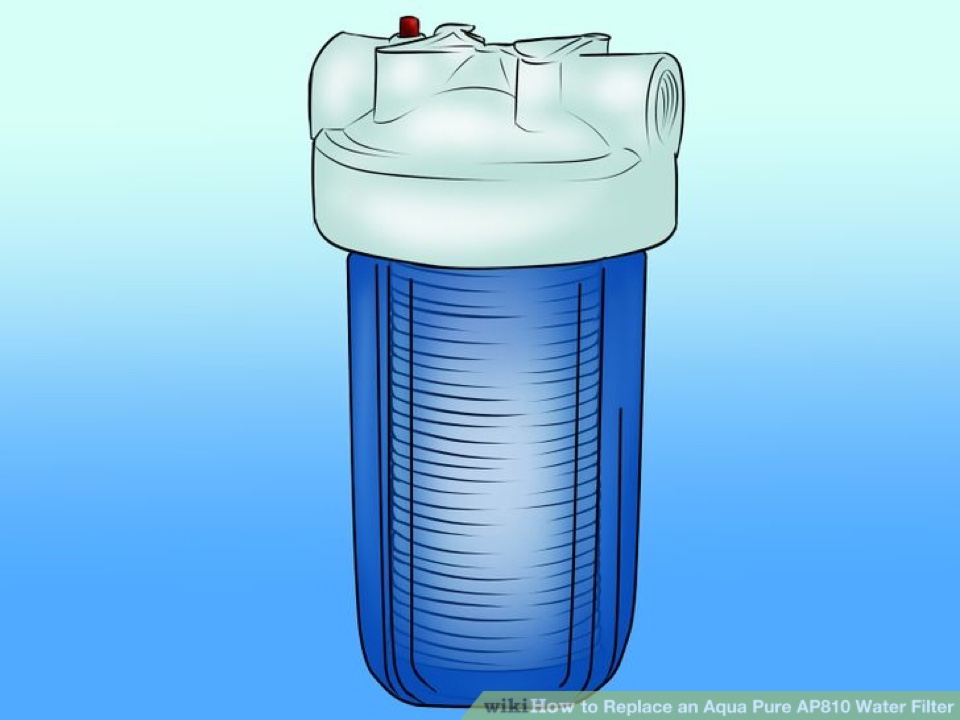 Change whole house Aqua-Pure water filter