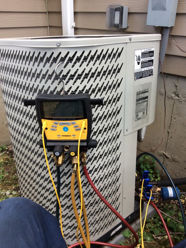 Leak search on comfort air ac system