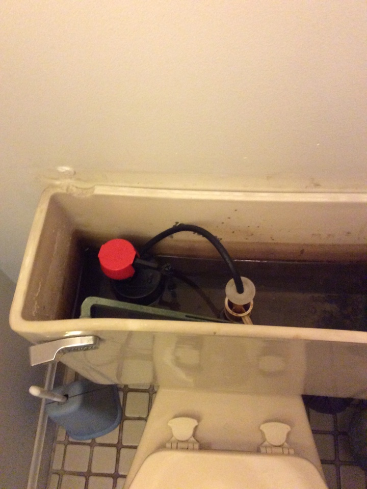 Replacing a fill valve in a toilet in second floor bathroom 