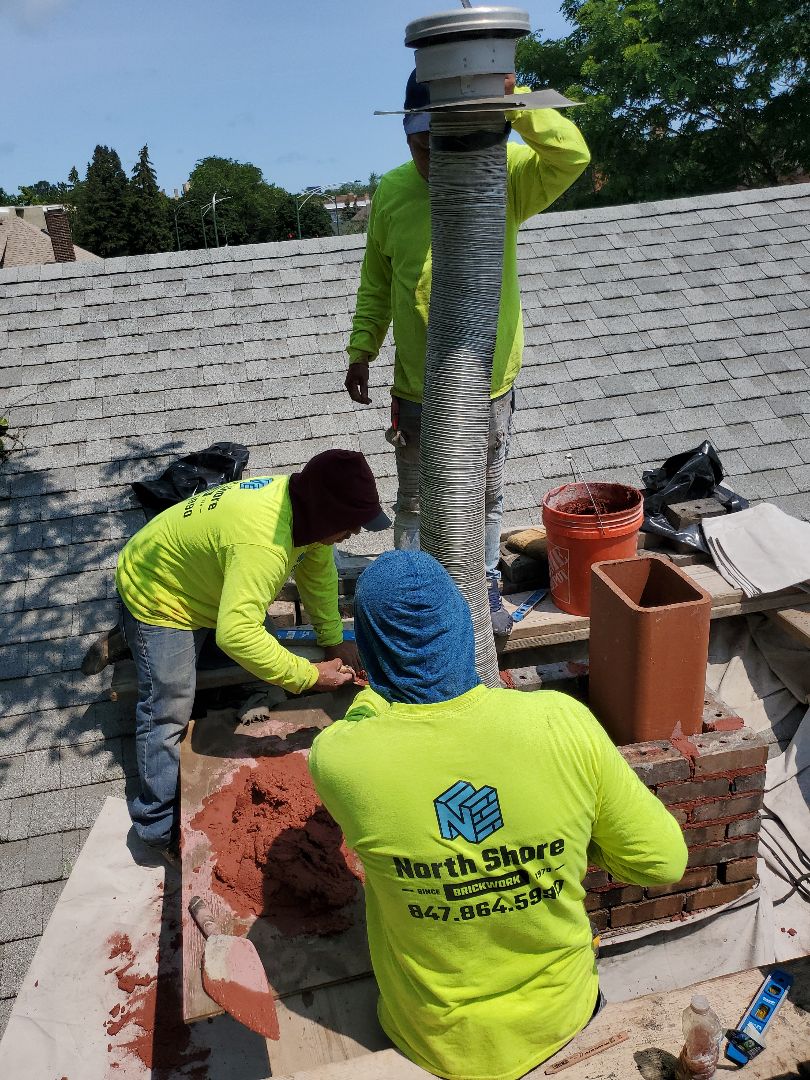 Rebuild a chimney by our expert guys call NSBW for your masonry needs Rebuild a chimney by our expert guys call NSBW for your masonry needs