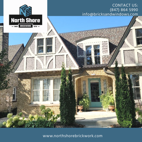 Spot tuckpointing need on this 100 year old house call NSBW for any masonry needs Spot tuckpointing need on this 100 year old house call NSBW for any masonry needs